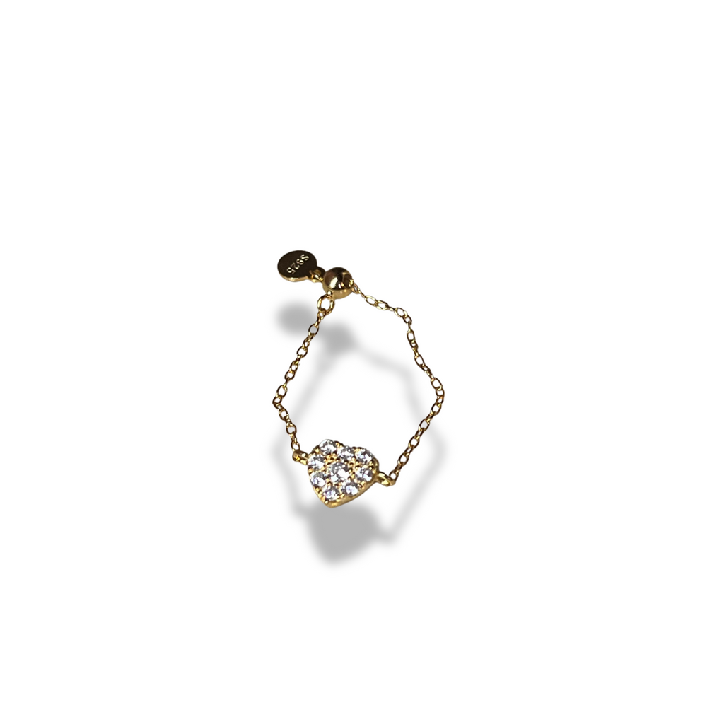 Zoya Heart Slider Ring