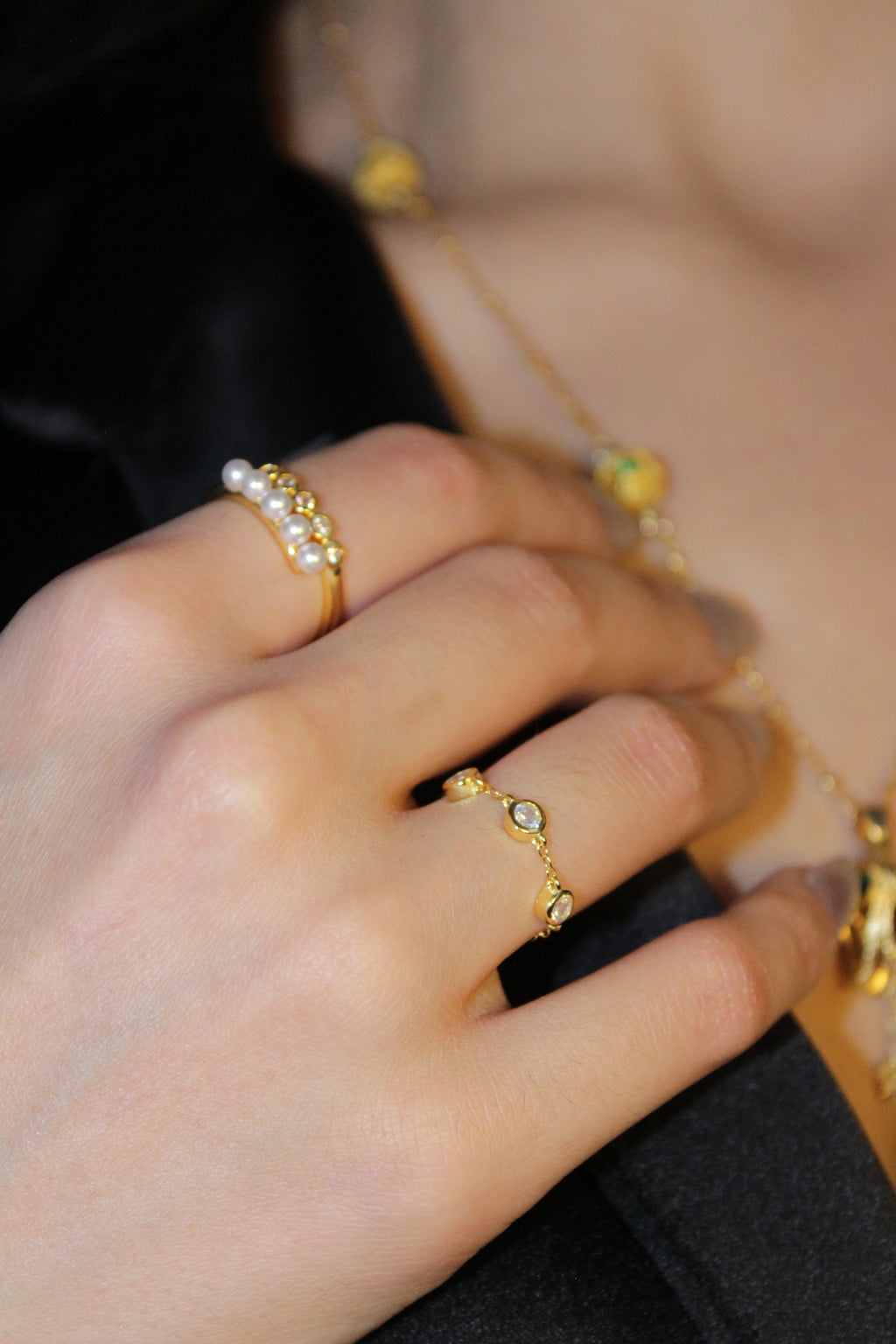 Aseil Chain Adjustable Ring