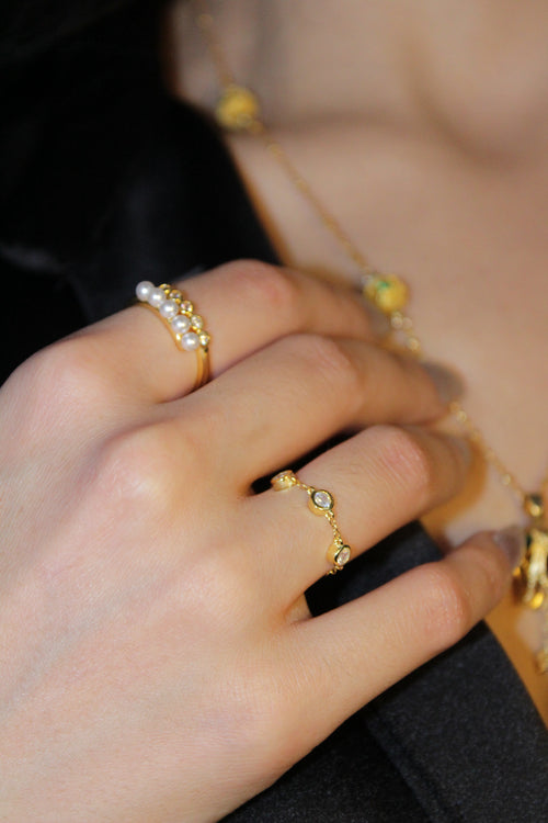 Aseil Chain Adjustable Ring