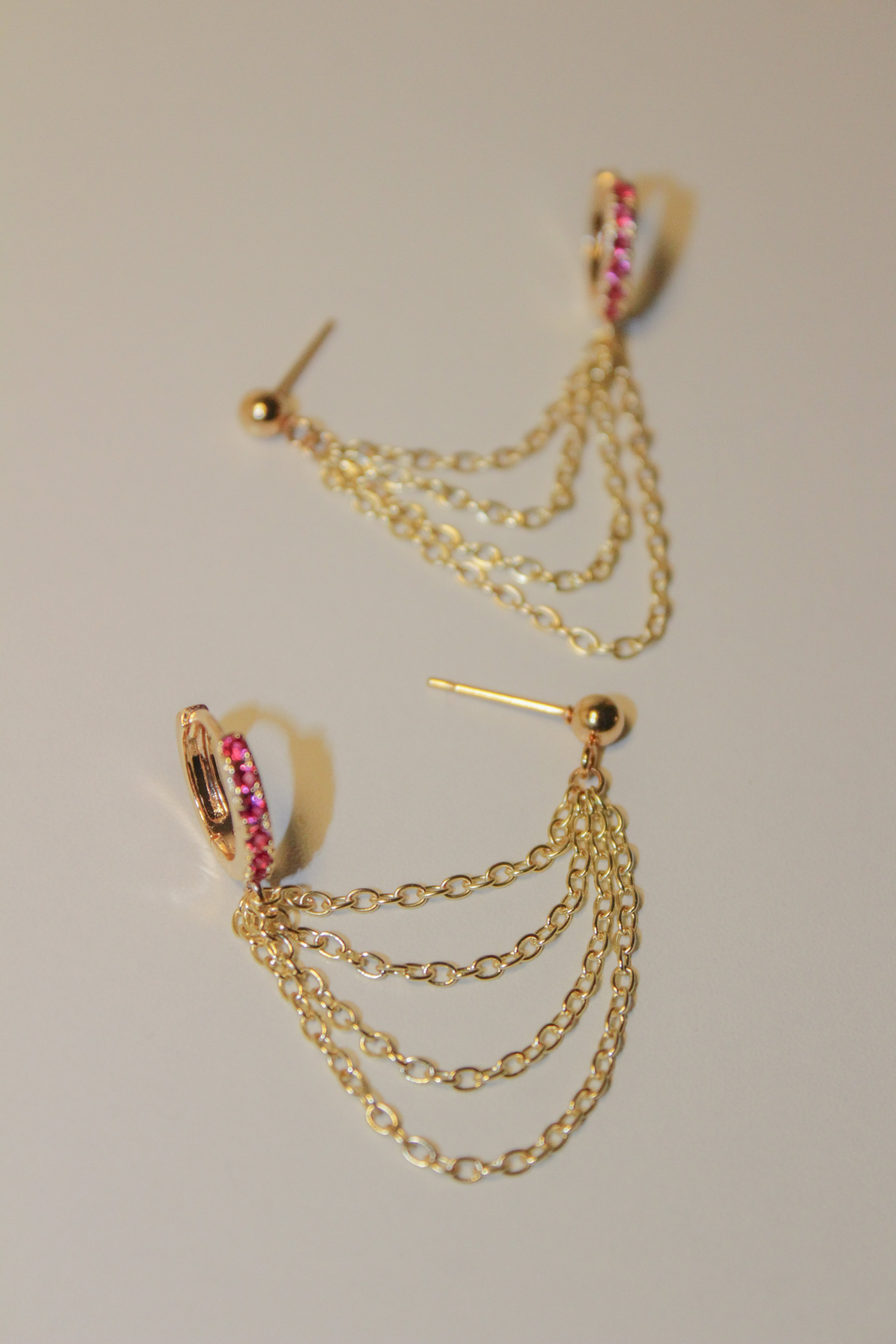 Aleria Double Piercing Earrings