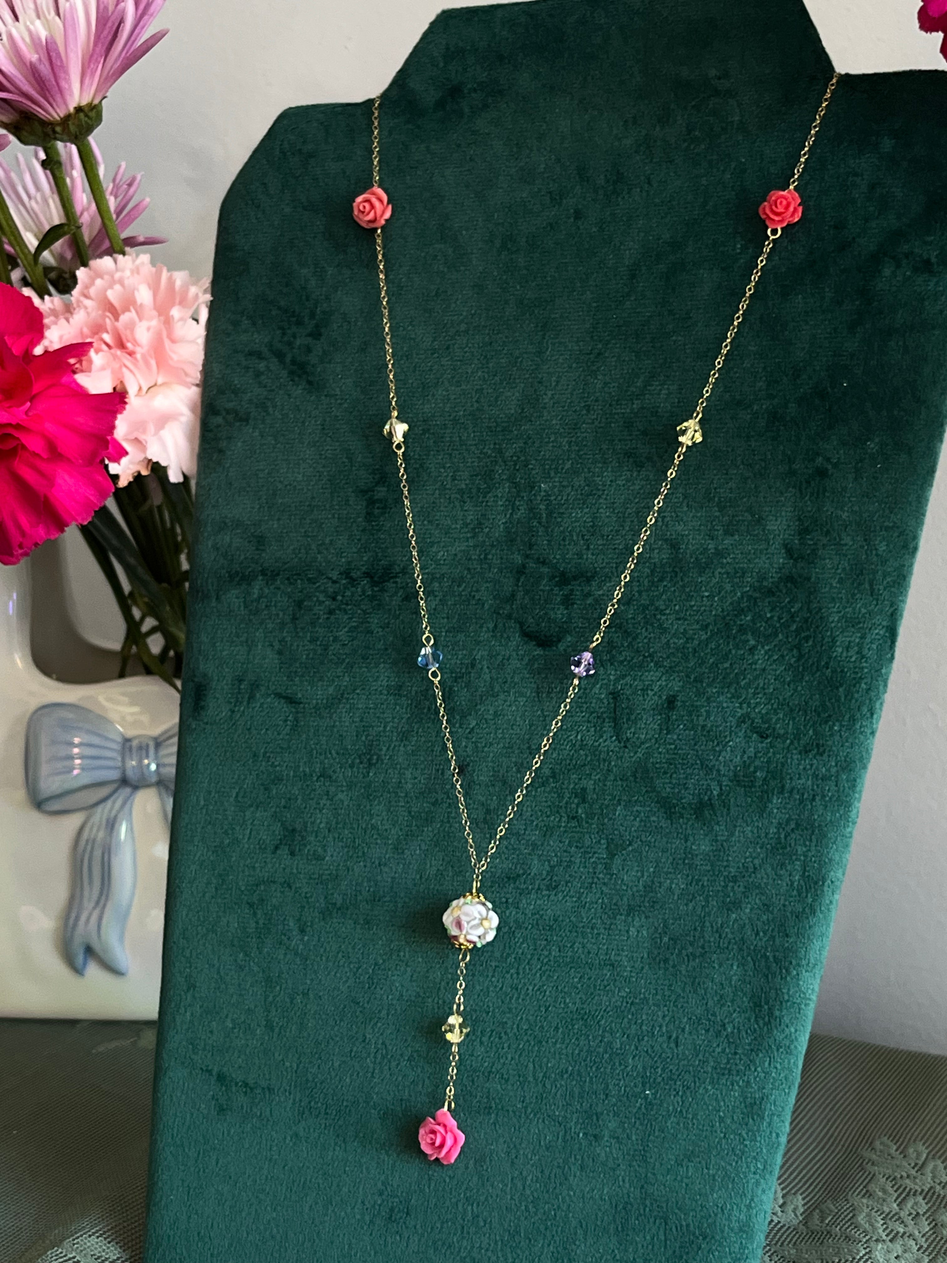 Blossom Lariat Necklace