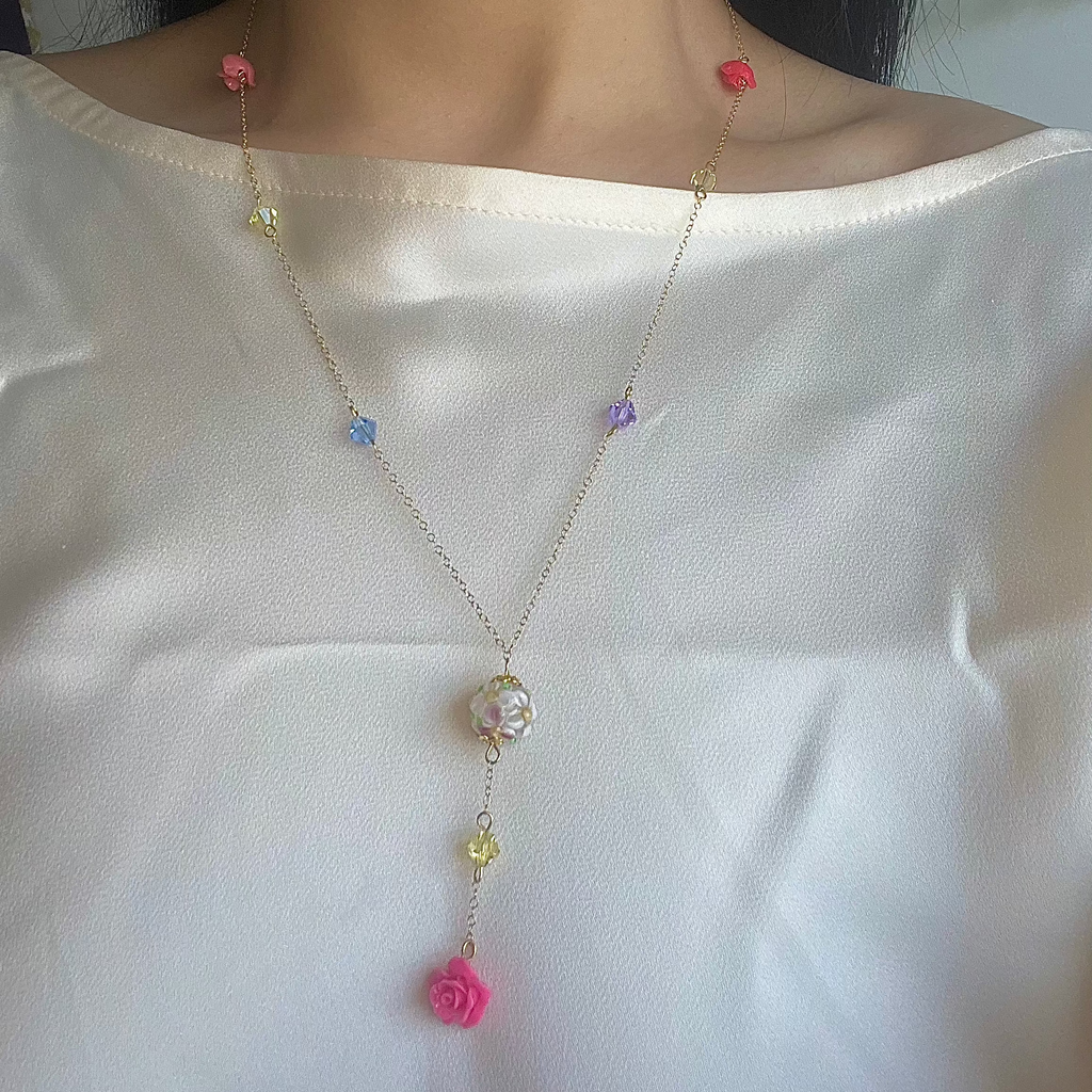 Blossom Lariat Necklace