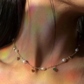 Petite Gold filled Charm  Necklace