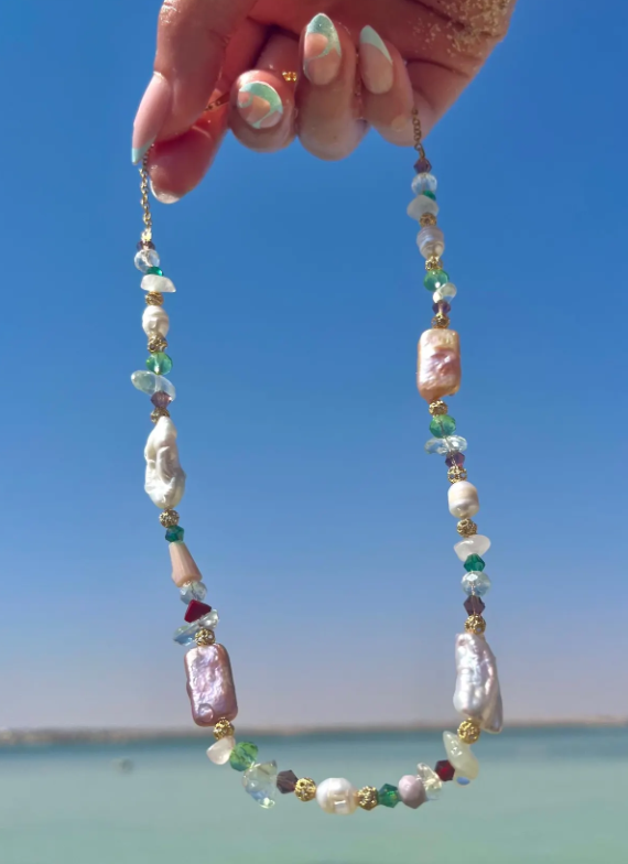 Selene Waterproof Pearl Necklace
