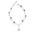 Claddagh 18K Goldfilled Pearl Lariat Necklace