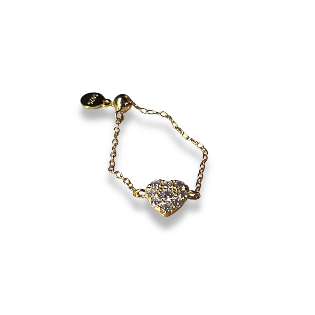 Zoya Heart Slider Ring