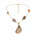 Lyra Gold Filled Baroque Pearl Necklace